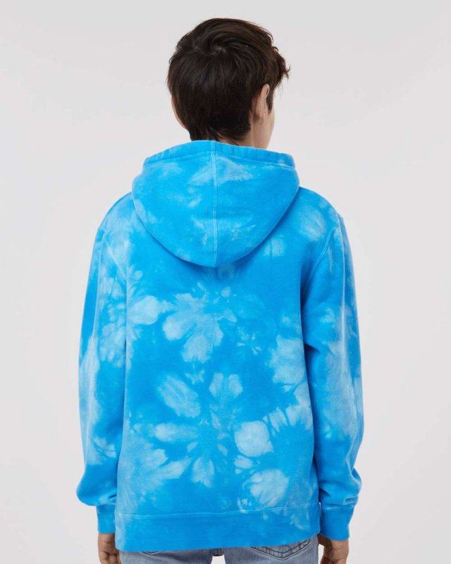 Youth Midweight Tie-Dye Hooded Pullover