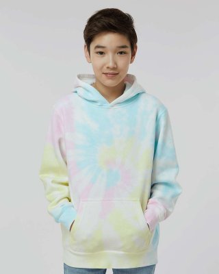 Youth Midweight Tie-Dye Hooded Pullover