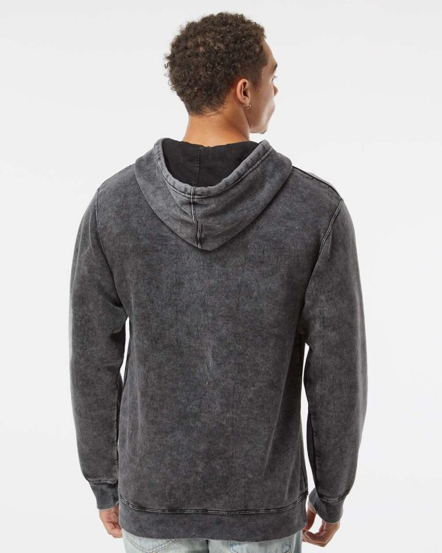 Unisex Midweight Mineral Wash Hooded Pullover