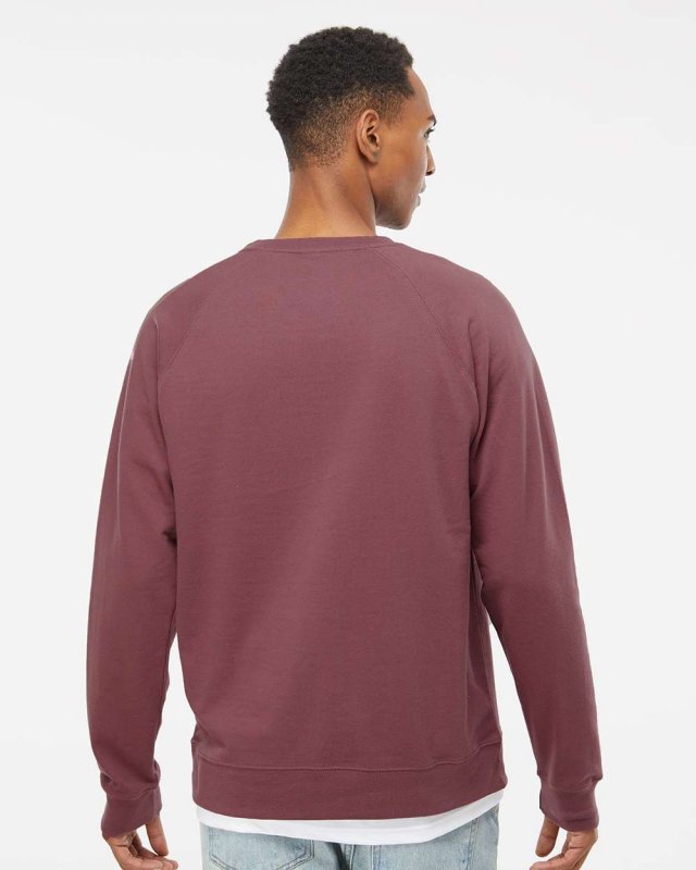 Unisex Lightweight Loopback Terry Crew