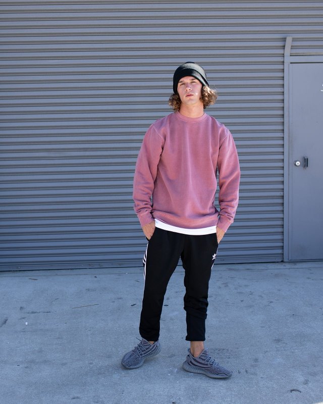 Midweight Pigment-Dyed Crewneck Sweatshirt