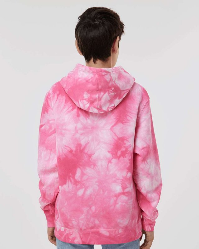 Youth Midweight Tie-Dye Hooded Pullover