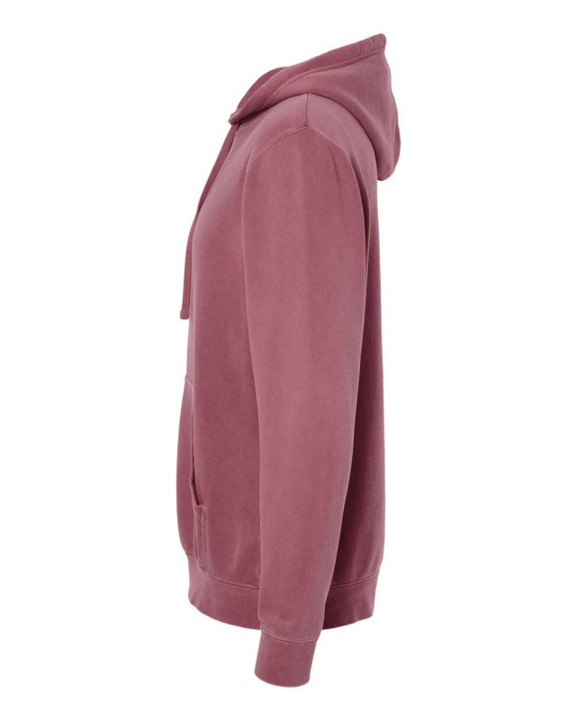 Unisex Midweight Pigment Dyed Hooded Pullover