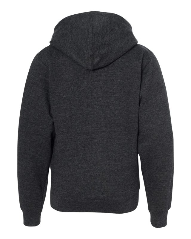 Youth Midweight Full-Zip Hooded Sweatshirt