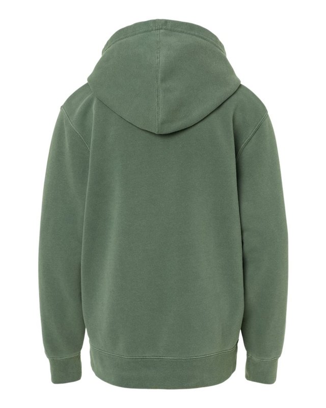 Youth Midweight Pigment Dyed Hooded Pullover