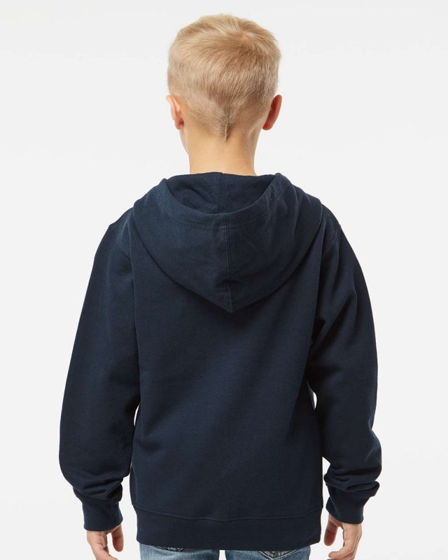 Youth Midweight Full-Zip Hooded Sweatshirt