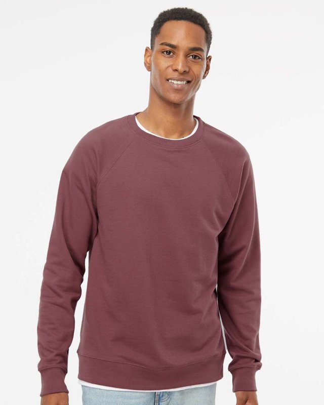 Unisex Lightweight Loopback Terry Crew