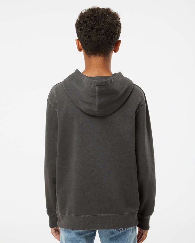 Youth Midweight Pigment Dyed Hooded Pullover