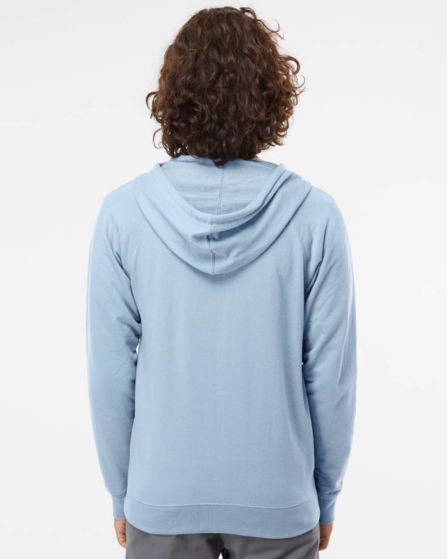 Lightweight Loopback Terry Full-Zip Hooded Sweatshirt