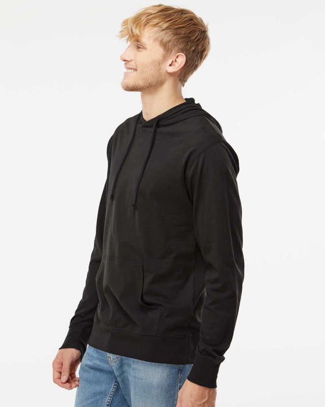 Lightweight Jersey Hooded Pullover