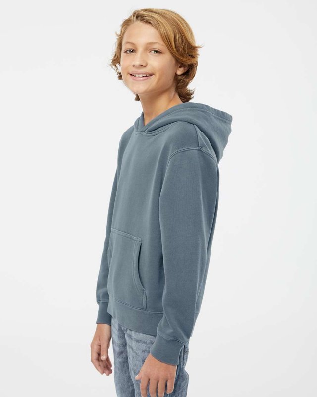 Youth Midweight Pigment Dyed Hooded Pullover