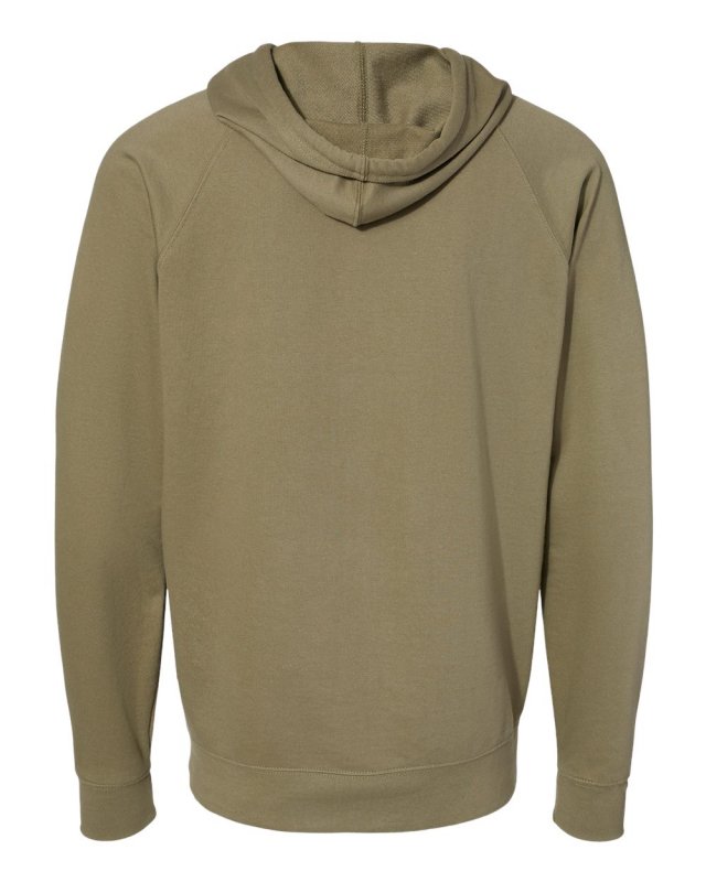 Lightweight Loopback Terry Full-Zip Hooded Sweatshirt