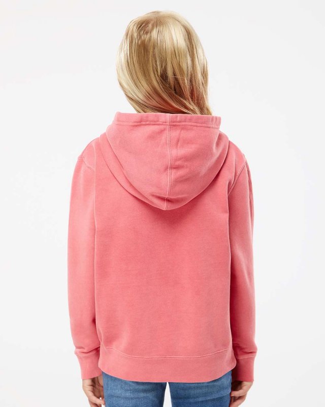 Youth Midweight Pigment Dyed Hooded Pullover