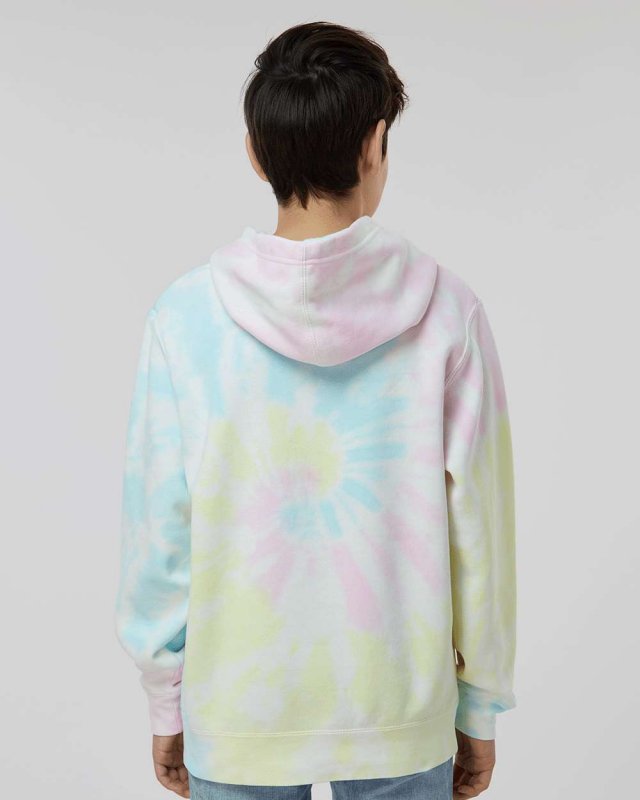 Youth Midweight Tie-Dye Hooded Pullover