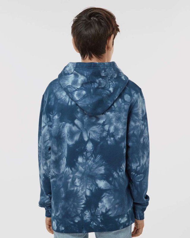 Youth Midweight Tie-Dye Hooded Pullover