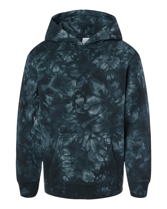 Youth Midweight Tie-Dye Hooded Pullover