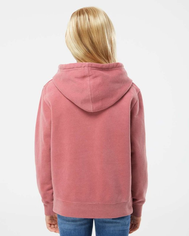 Youth Midweight Pigment Dyed Hooded Pullover