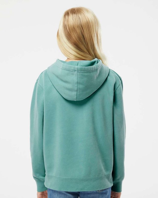 Youth Midweight Pigment Dyed Hooded Pullover