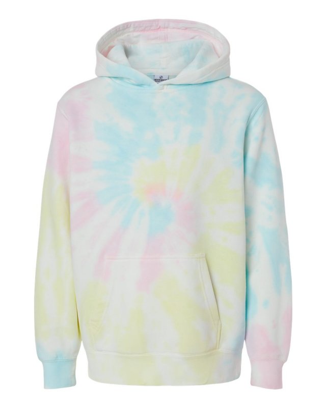 Youth Midweight Tie-Dye Hooded Pullover