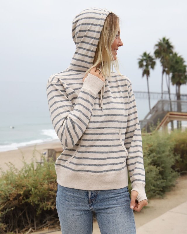 Unisex Heather French Terry Hooded Pullover