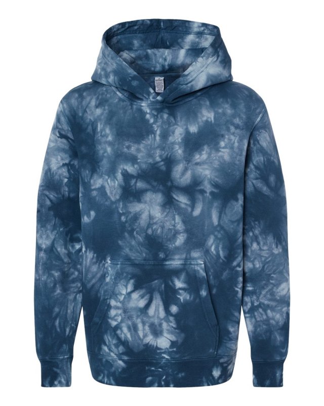 Youth Midweight Tie-Dye Hooded Pullover