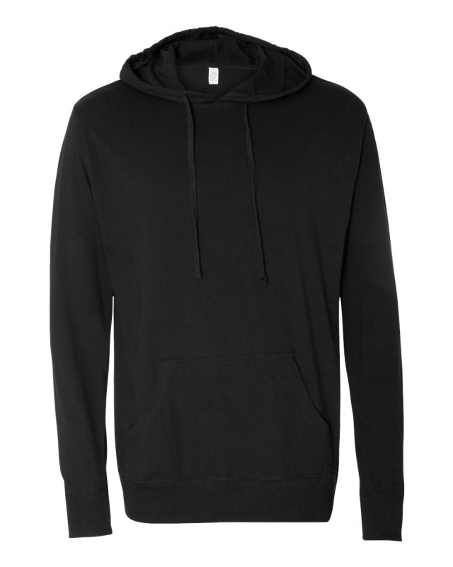 Lightweight Jersey Hooded Pullover