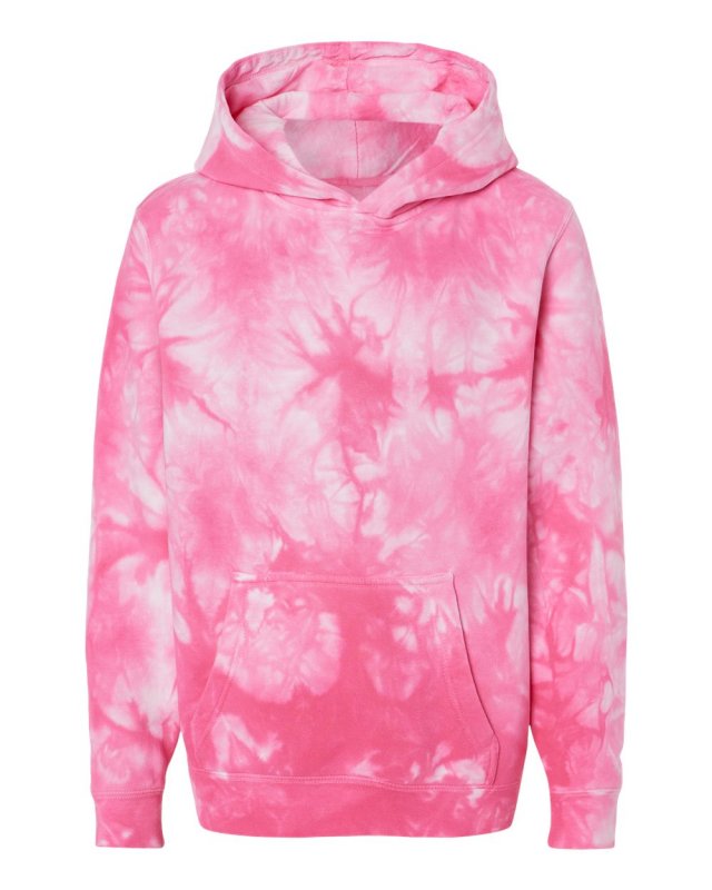 Youth Midweight Tie-Dye Hooded Pullover