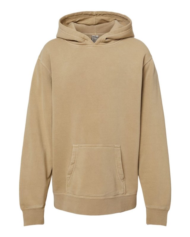 Youth Midweight Pigment Dyed Hooded Pullover