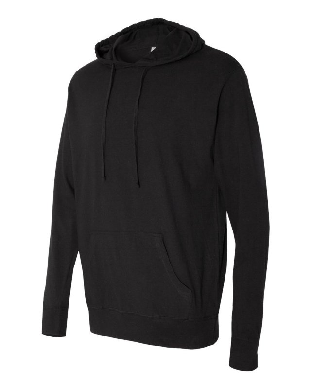 Lightweight Jersey Hooded Pullover