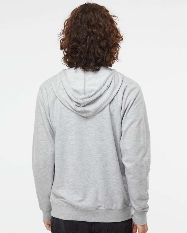 Lightweight Loopback Terry Full-Zip Hooded Sweatshirt