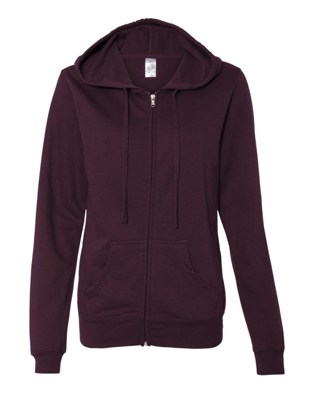 Women’s Lightweight Zip Hooded Sweatshirt