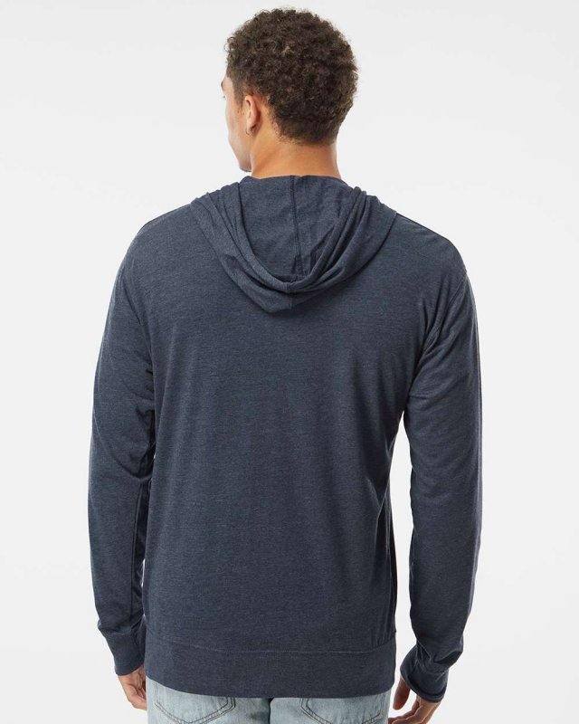 Lightweight Jersey Zip Hood