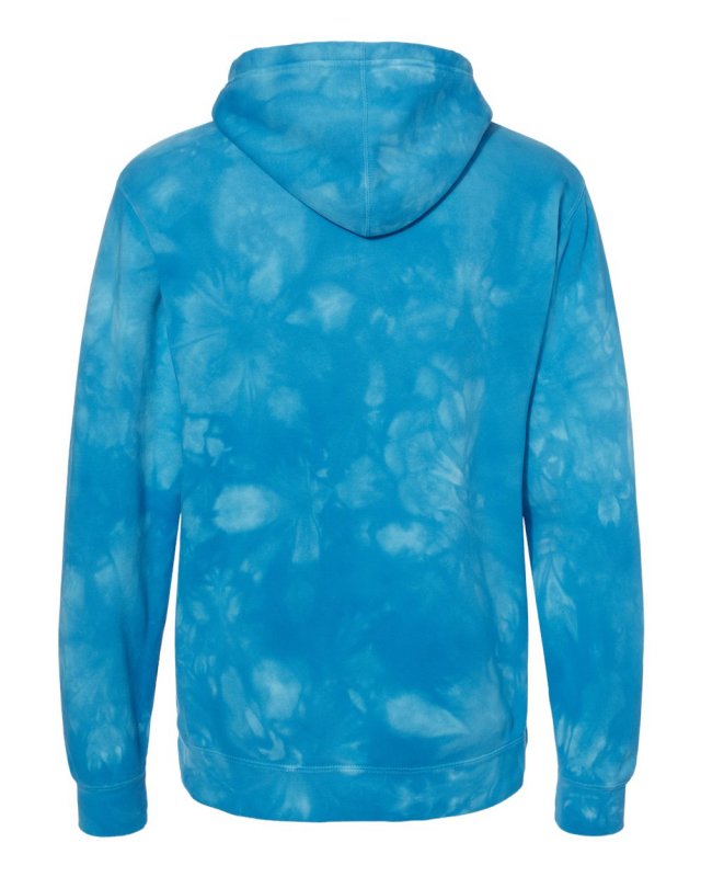 Unisex Midweight Tie Dye Hooded Pullover