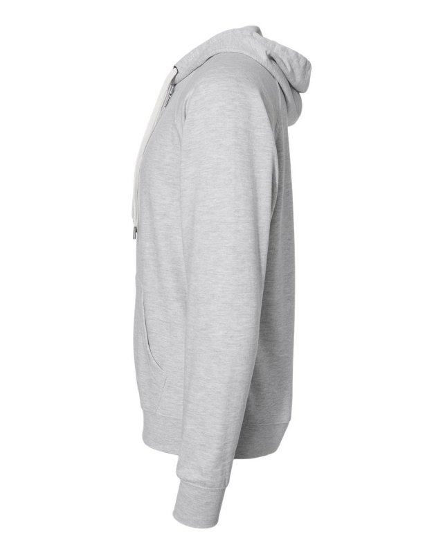 Lightweight Loopback Terry Full-Zip Hooded Sweatshirt