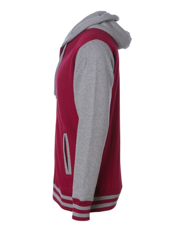 Heavyweight Varsity Full-Zip Hooded Sweatshirt