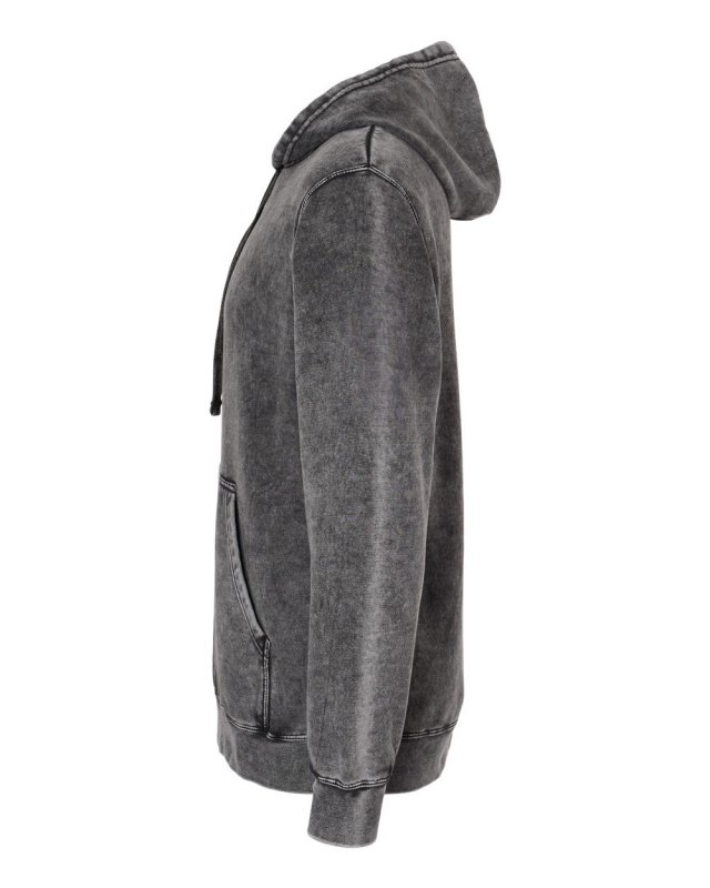 Unisex Midweight Mineral Wash Hooded Pullover