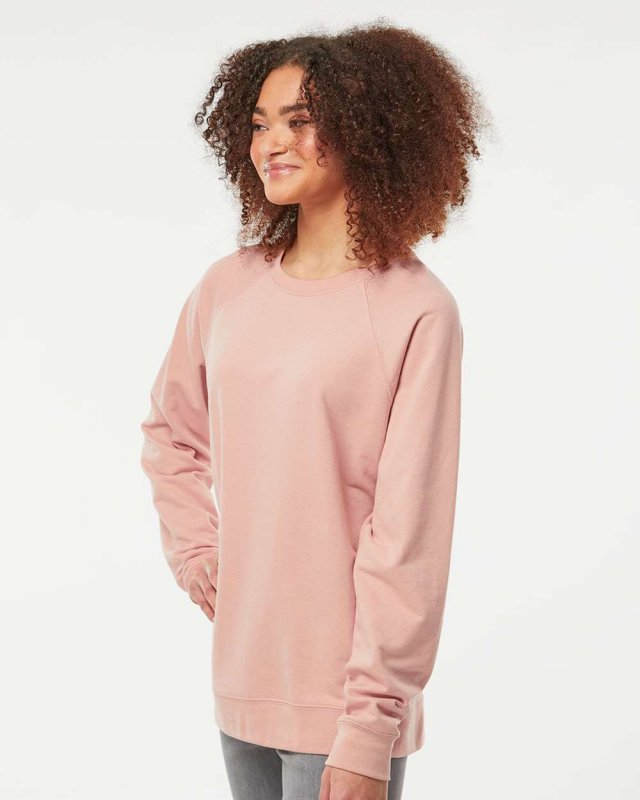 Unisex Lightweight Loopback Terry Crew