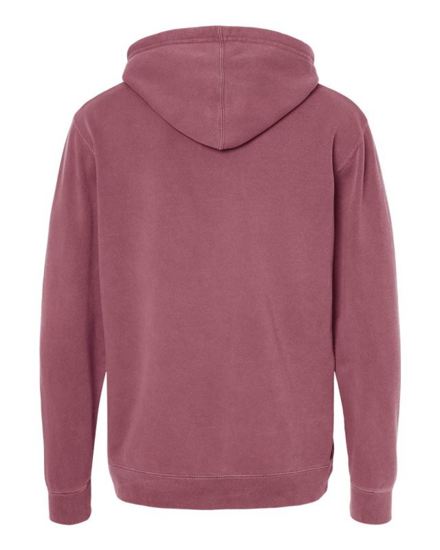 Unisex Midweight Pigment Dyed Hooded Pullover