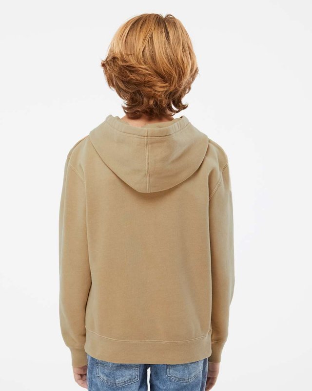 Youth Midweight Pigment Dyed Hooded Pullover