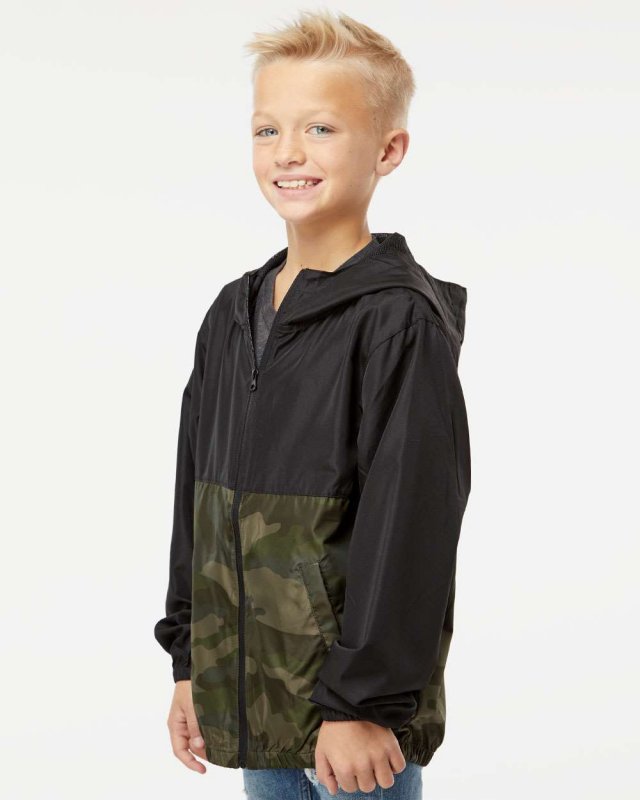 Youth Lightweight Windbreaker Full-Zip Jacket