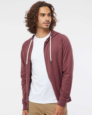 Lightweight Loopback Terry Full-Zip Hooded Sweatshirt