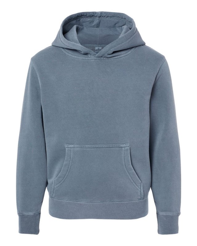 Youth Midweight Pigment Dyed Hooded Pullover