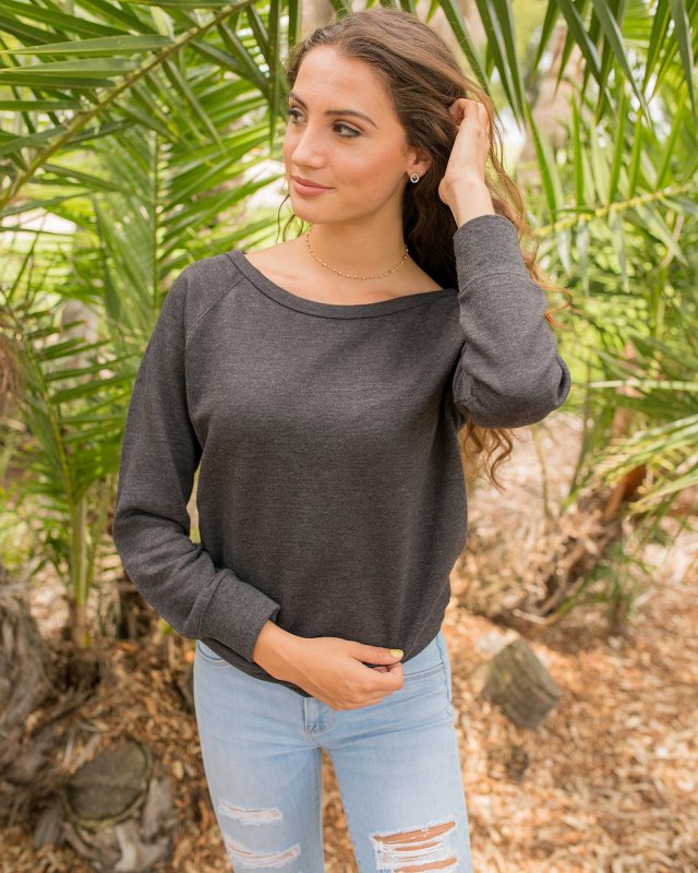 Women’s Lightweight Capped Neck Crew