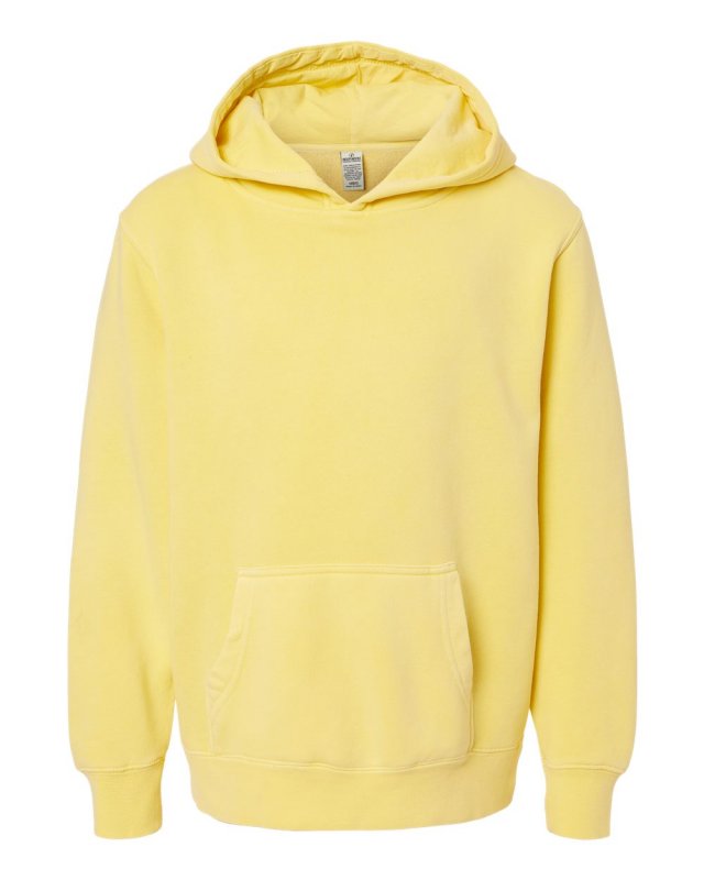 Youth Midweight Pigment Dyed Hooded Pullover