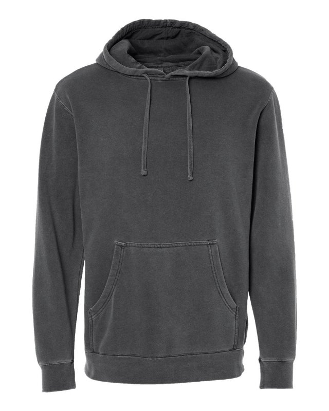 Unisex Midweight Pigment Dyed Hooded Pullover