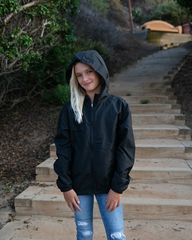 Youth Lightweight Windbreaker Full-Zip Jacket