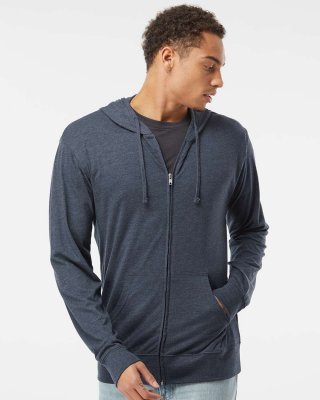 Lightweight Jersey Zip Hood