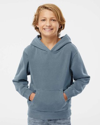 Youth Midweight Pigment Dyed Hooded Pullover