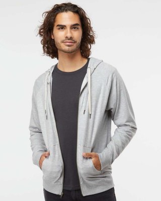 Lightweight Loopback Terry Full-Zip Hooded Sweatshirt