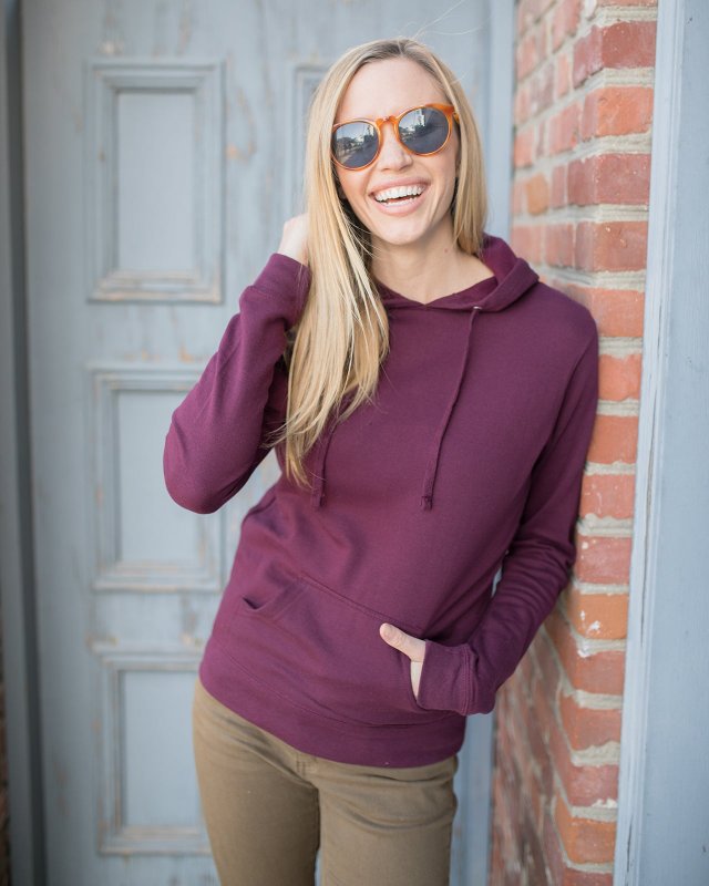 Women’s Lightweight Pullover Hooded Sweatshirt